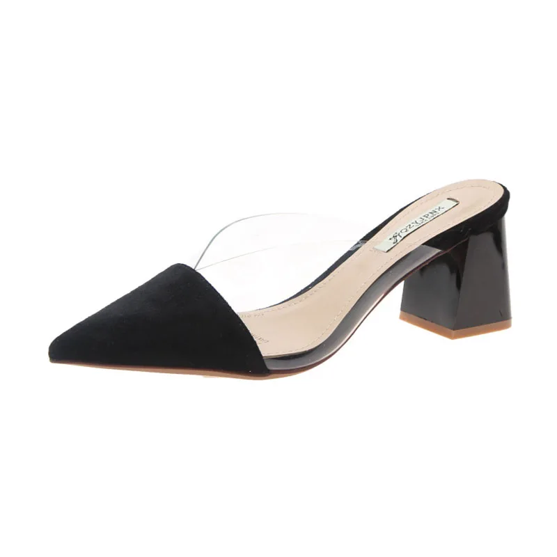 Женские прозрачные туфли-лодочки CUZULLAA из ПВХ с острым носком, летние сандалии на расширяющемся книзу каблуке, женские вечерние туфли-лодочк... 
Женские прозрачные туфли-лодочки CUZULLAA из ПВХ с острым носком, летние сандалии на расширяющемся книзу каблуке, женские вечерние туфли-лодочк...