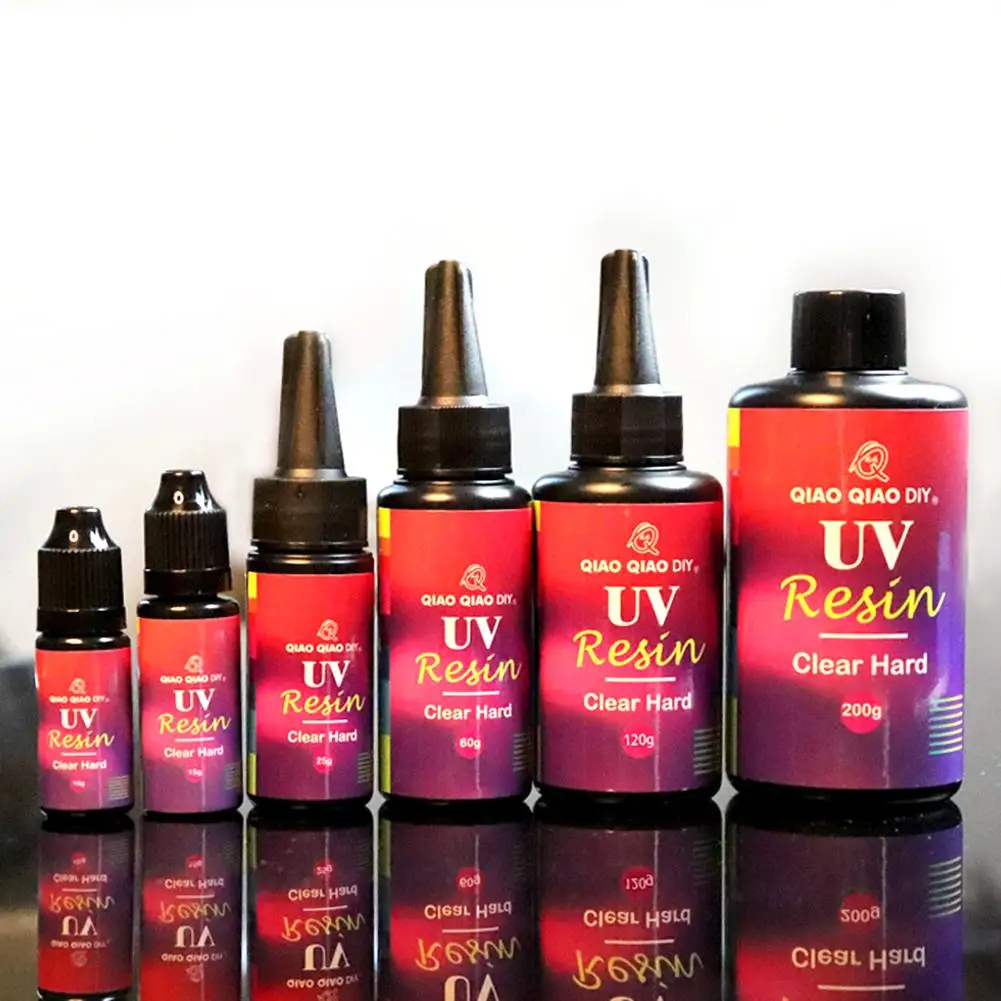 10/15/25/60/120/200g UV Resin Hard Glue Ultraviolet Transparent LED DIY Varnish fashion
10/15/25/60/120/200g UV Resin Hard Glue Ultraviolet Transparent LED DIY Varnish fashion