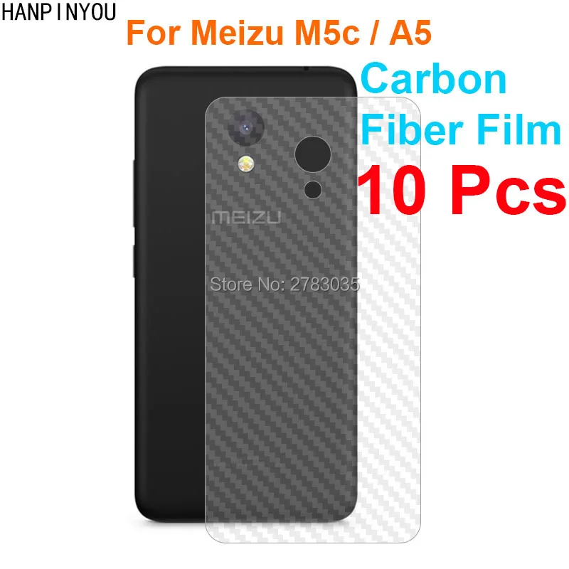 Прочная защитная 3d-пленка из углеродного волокна для Meizu M5c/A5 10 шт./лот Защита