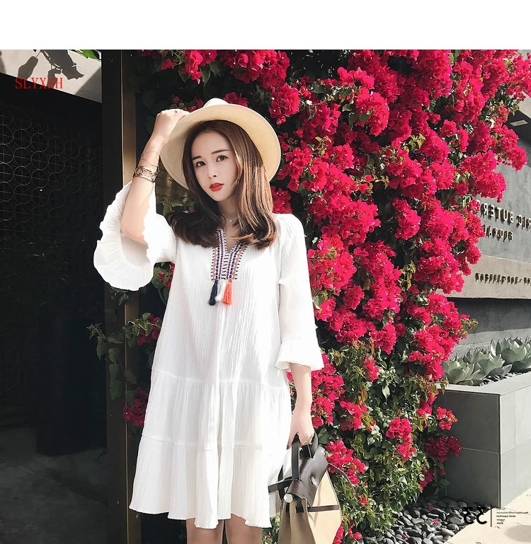 SLYXSH 2018 new fashion version of the national style long-style pregnant women's summer jackets tide mother dress
SLYXSH 2018 new fashion version of the national style long-style pregnant women's summer jackets tide mother dress