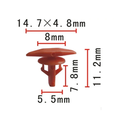 100pcs High Quality Fit For Honda Rubber Weatherstrip Door and Boot Seal Clips 91530-SP1-003
100pcs High Quality Fit For Honda Rubber Weatherstrip Door and Boot Seal Clips 91530-SP1-003