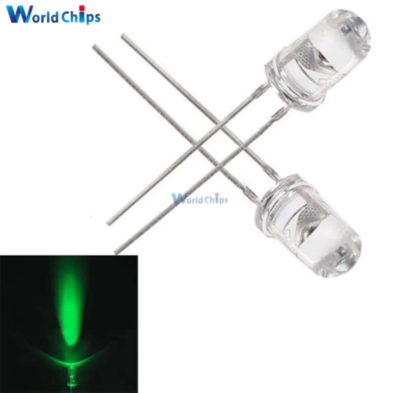 50PCS 5mm LED Leads Round Hat Green Light High Power Super Bright Water Clear LED Leds Lamp Bulb
50PCS 5mm LED Leads Round Hat Green Light High Power Super Bright Water Clear LED Leds Lamp Bulb