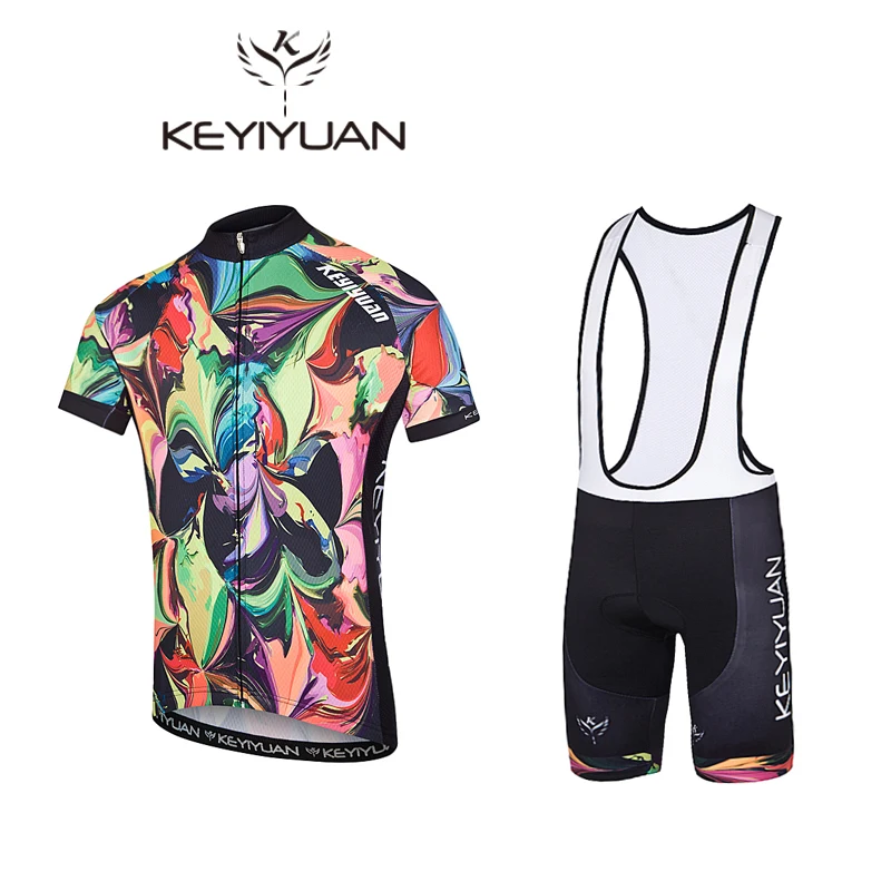 KEYIYUAN Abstract painting Summer Cycling clothing short sleeve mountain bike Jersey Racing Bicycle clothing Cycling set
KEYIYUAN Abstract painting Summer Cycling clothing short sleeve mountain bike Jersey Racing Bicycle clothing Cycling set