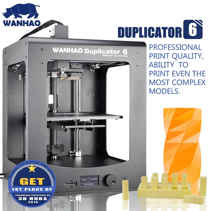 WANHAO 3D Printer D6 High Speed High Accuracy 3D Printer Free Gift full assembled Cheap and high quality
WANHAO 3D Printer D6 High Speed High Accuracy 3D Printer Free Gift full assembled Cheap and high quality