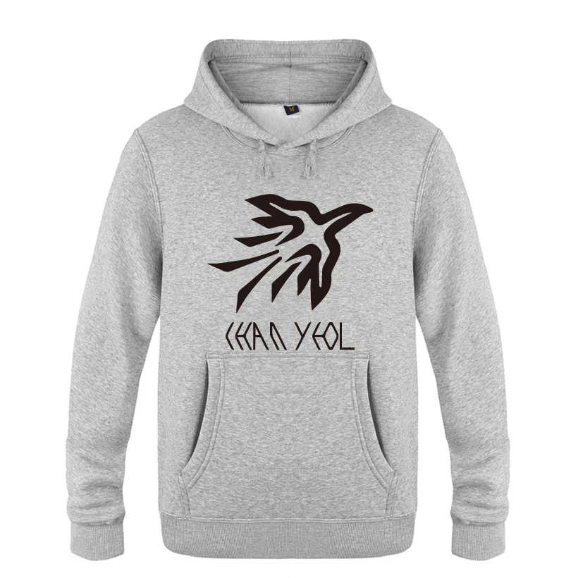 Wolf 88 XOXO CHANYEOL Sweatshirts Men 2018 Mens Hooded Fleece Pullover Hoodies