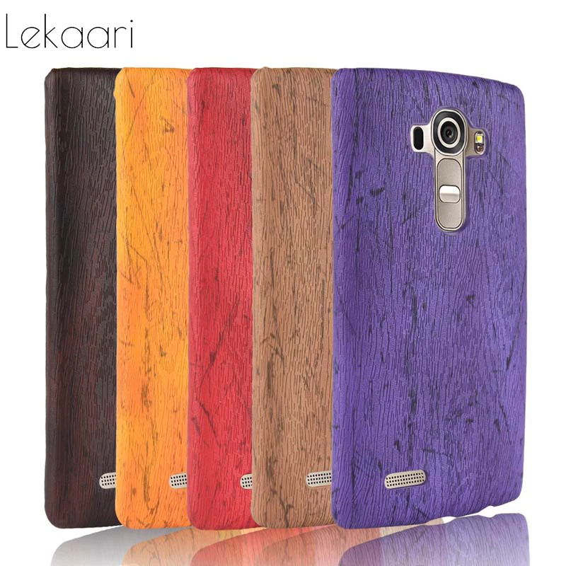 Чехол для lg g4 чехол LG G4 H818 H815 телефона роскошная кожа дерево зерно задняя крышка G 4
