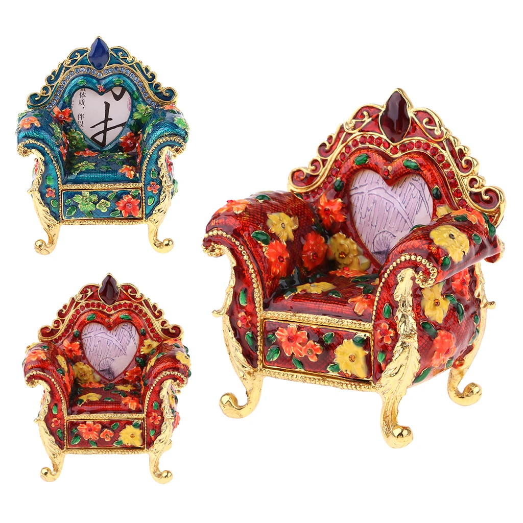 1:6 Scale Dollhouse European court style single sofa metal armchair with flower painting dollhouse miniature furniture
1:6 Scale Dollhouse European court style single sofa metal armchair with flower painting dollhouse miniature furniture