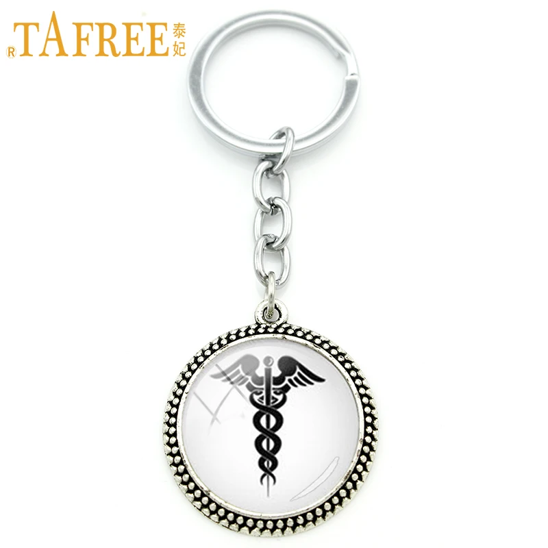 TAFREE Medical Caduceus Symbol Keychain Vintage Classic Pendant Key Chain Key Ring Men Women Doctor Car Key Holder Jewelry KC324
TAFREE Medical Caduceus Symbol Keychain Vintage Classic Pendant Key Chain Key Ring Men Women Doctor Car Key Holder Jewelry KC324