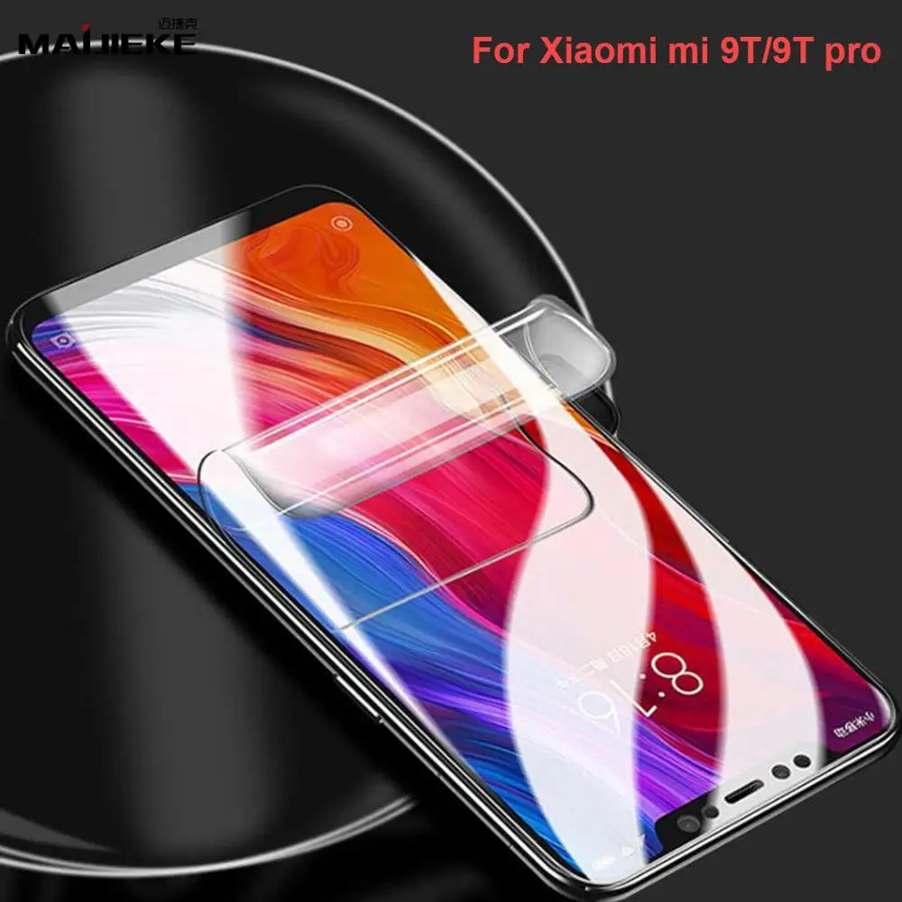 Mi 9T 3D Full Cover Front Hydrogel Film for Xiaomi mi 9t pro Soft TPU Nano Self-healing Screen Protector Film Not Tempered Glass
Mi 9T 3D Full Cover Front Hydrogel Film for Xiaomi mi 9t pro Soft TPU Nano Self-healing Screen Protector Film Not Tempered Glass