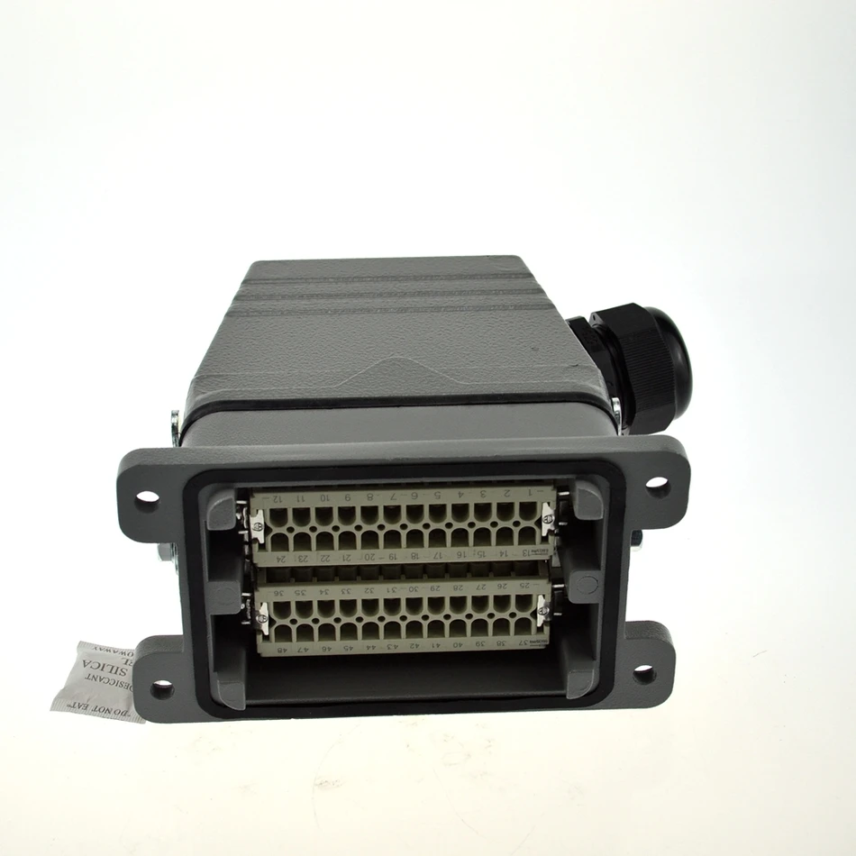 HE-048-1 48 pins Harting connector multiple 1-24PIN and 25-48pin Heavy duty connector from electric
HE-048-1 48 pins Harting connector multiple 1-24PIN and 25-48pin Heavy duty connector from electric