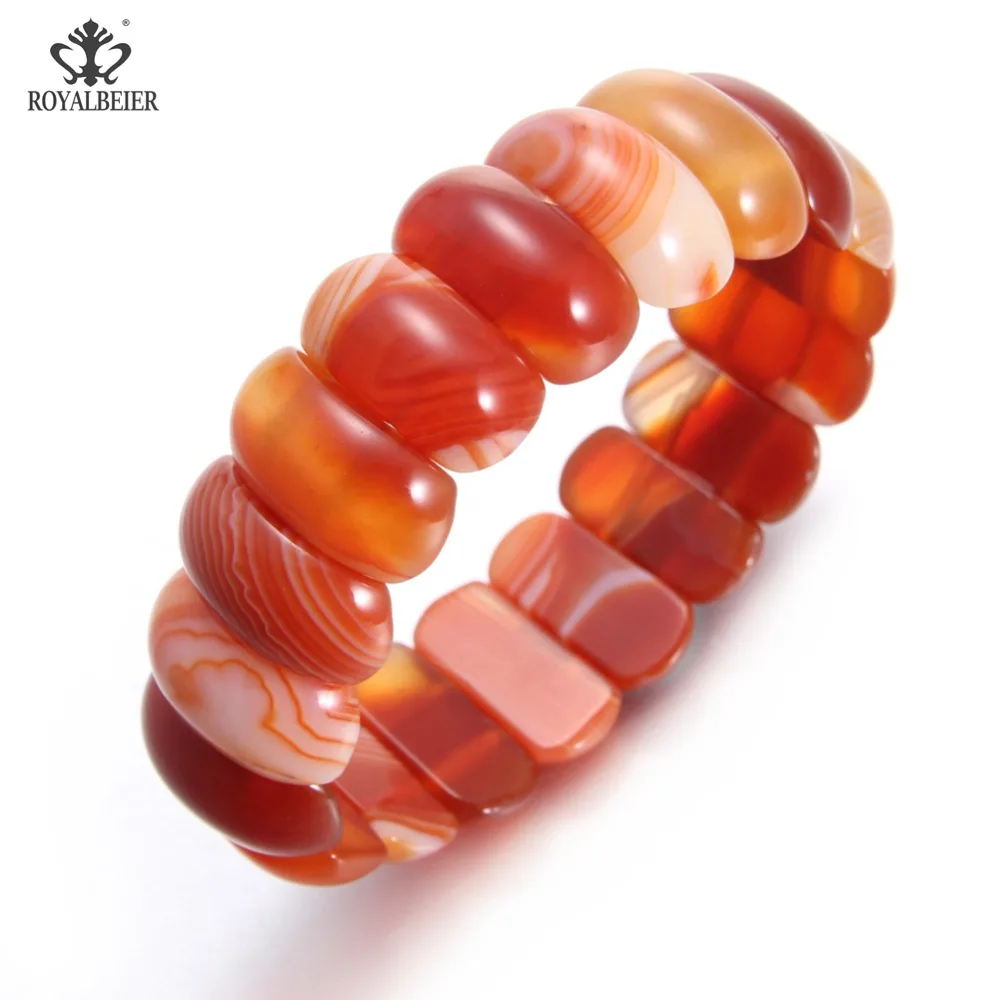 RoyalBeier DIY Nature Natural Stone Carnelian Width Colorful Square Ripple Beads Pulseras Mysterious Pulseras Hombre
RoyalBeier DIY Nature Natural Stone Carnelian Width Colorful Square Ripple Beads Pulseras Mysterious Pulseras Hombre