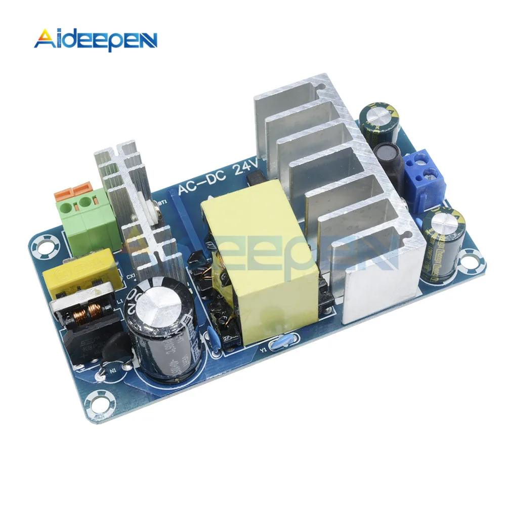 Power Supply Module AC 110v 220v to DC 24V 6A AC-DC Switching Power Supply Board 6A-8A 50HZ/60HZ 100W AC85-265V To DC24V DC12V
Power Supply Module AC 110v 220v to DC 24V 6A AC-DC Switching Power Supply Board 6A-8A 50HZ/60HZ 100W AC85-265V To DC24V DC12V