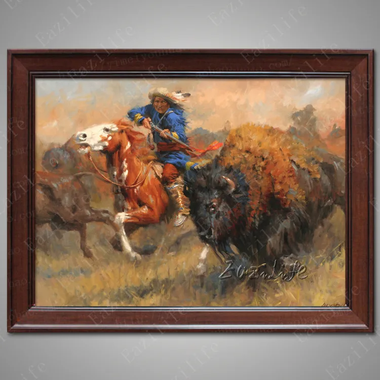 Hand painted canvas oil paintings Western Cowboy Oil painting on canvas wall pictures for living room wall art canvas Horse 6
Hand painted canvas oil paintings Western Cowboy Oil painting on canvas wall pictures for living room wall art canvas Horse 6