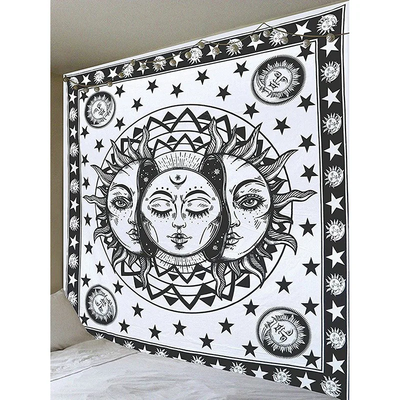 Elephant Mandala Tapestry Black And White Tapestry Animal Wall Hanging Beach Towel Home Decoration
Elephant Mandala Tapestry Black And White Tapestry Animal Wall Hanging Beach Towel Home Decoration