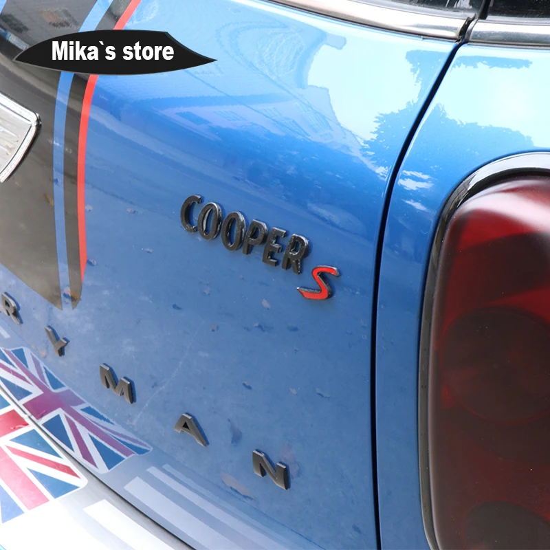 FOR MINI COOPER S Car Body Metal Black Silver Sticker Fit F54 F55 F56 F60 R55 R56 R60 Decal Logo Badge Countryman Accessories
FOR MINI COOPER S Car Body Metal Black Silver Sticker Fit F54 F55 F56 F60 R55 R56 R60 Decal Logo Badge Countryman Accessories