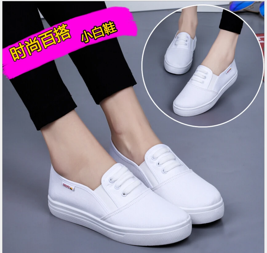 New 2021 Spring Summer White Canvas Shoes Women Casual Shoes Fashion Women Flat Shoes Student Shoes
New 2021 Spring Summer White Canvas Shoes Women Casual Shoes Fashion Women Flat Shoes Student Shoes