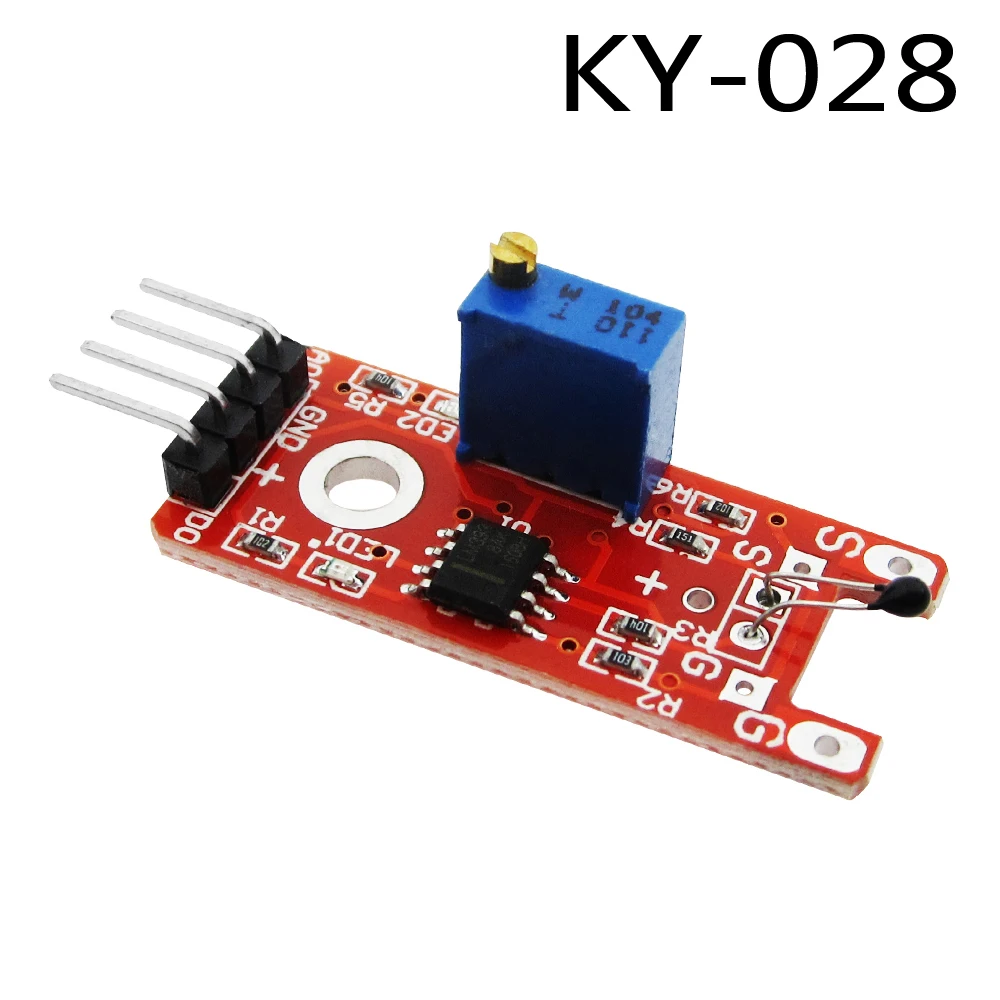 1PCS 4pin KY-028 Digital Temperature Thermistor Thermal Sensor Module Switch DIY Starter Kit
1PCS 4pin KY-028 Digital Temperature Thermistor Thermal Sensor Module Switch DIY Starter Kit