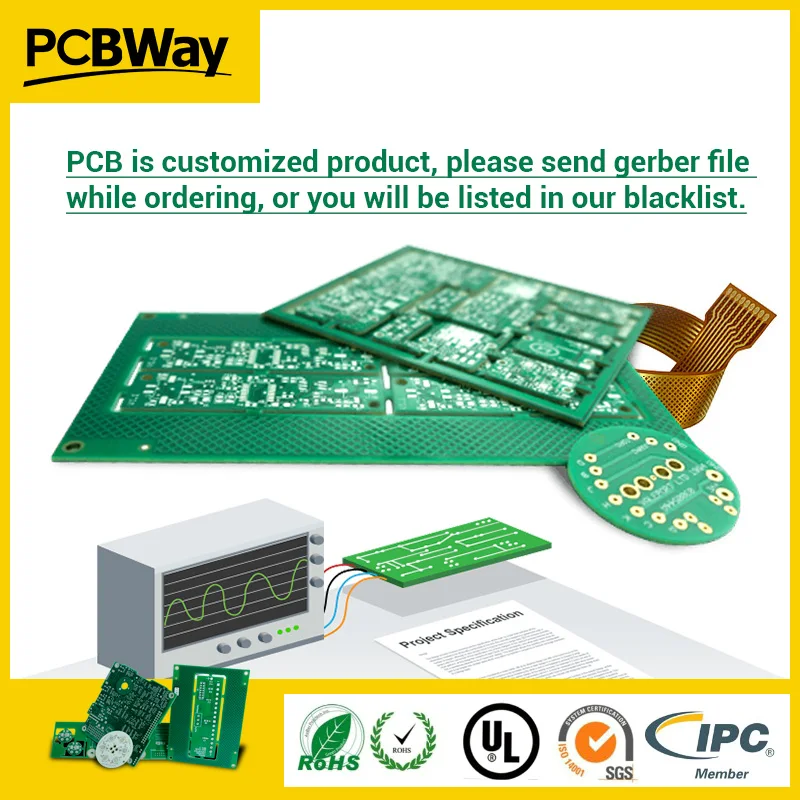 Печатная плата прототип печатной платы производитель печатных плат PCBWay