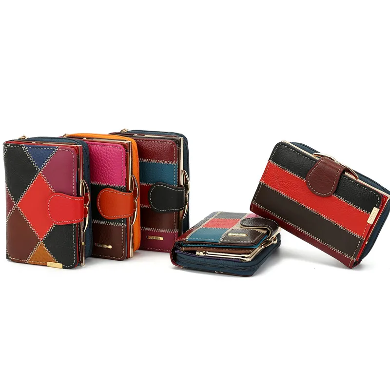 2018 New Brand Design 100% Real Leather Wallets Women Zipper&Hasp Coin Purses Female Vintage Wallet Short Wallets
2018 New Brand Design 100% Real Leather Wallets Women Zipper&Hasp Coin Purses Female Vintage Wallet Short Wallets