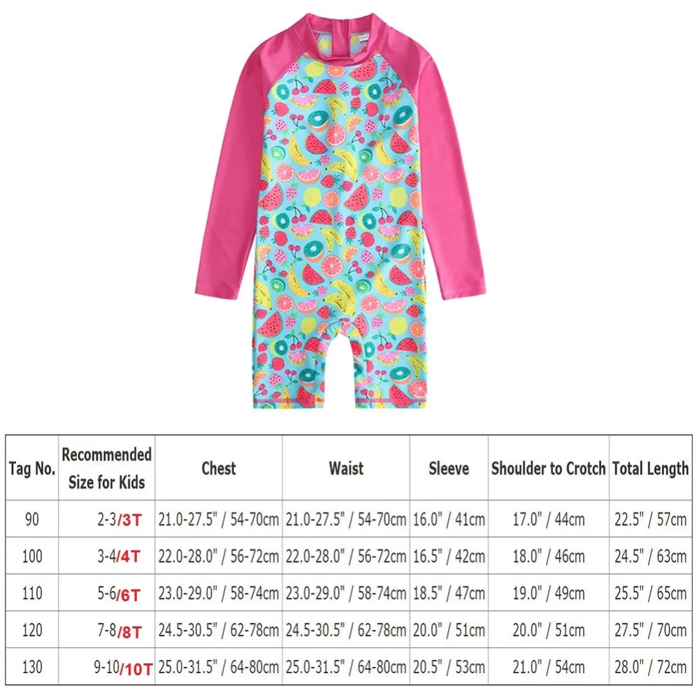 Kid Toddler Girls Cute Printed One Piece Swimsuit Swimwear Summer Long Sleeve Sunscreen Beachwear Girls Bathing Swimming Suit
Kid Toddler Girls Cute Printed One Piece Swimsuit Swimwear Summer Long Sleeve Sunscreen Beachwear Girls Bathing Swimming Suit