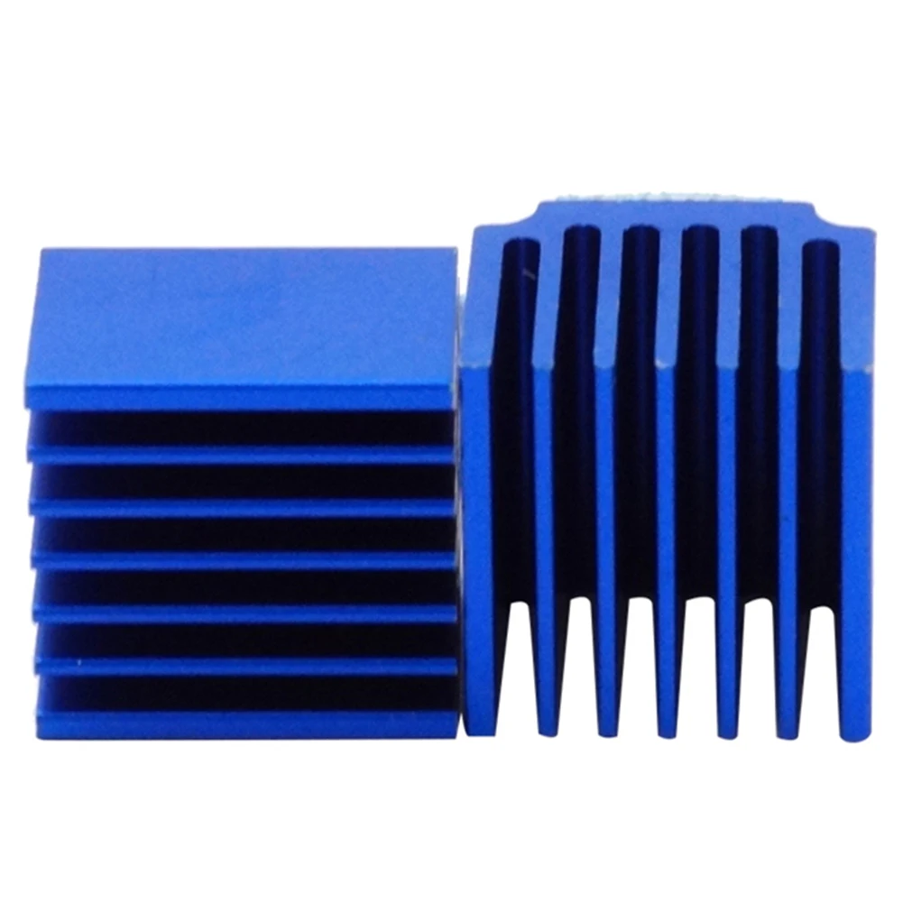10pcs 3D Printer Parts Blue Aluminum Stepper Driver Heatsink For TMC2100 LV8729 TMC2208 TMC2130
10pcs 3D Printer Parts Blue Aluminum Stepper Driver Heatsink For TMC2100 LV8729 TMC2208 TMC2130