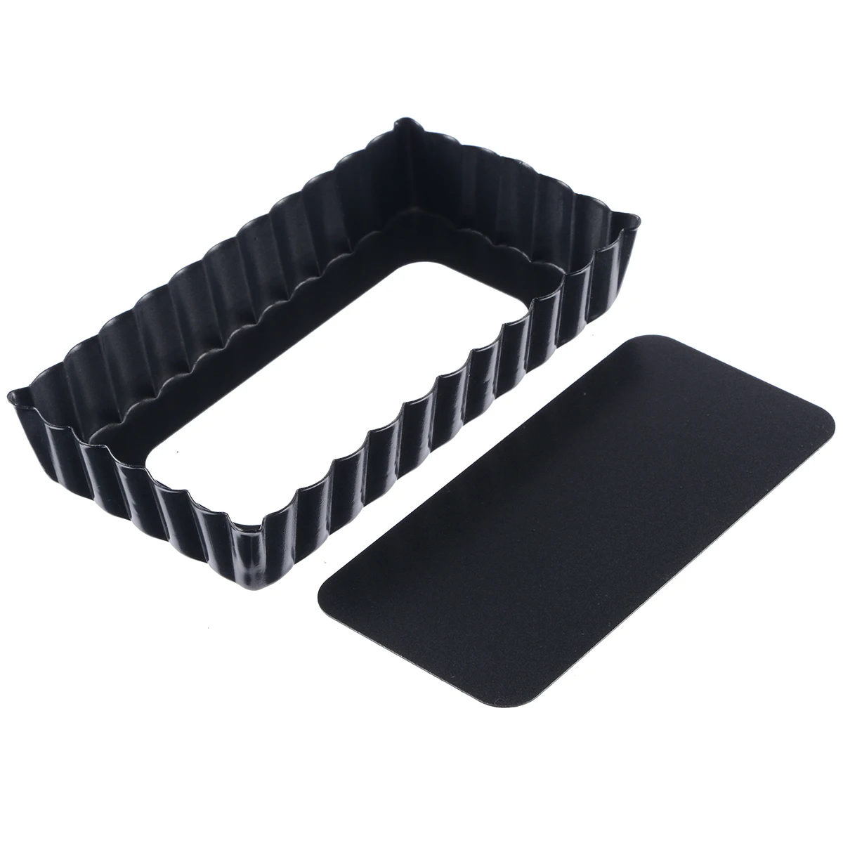 Rectangle Tart Pan Mold Nonstick Fluted Pie Pan Removable Bottom Quiche Tool Bakeware Dishes Cake Pans
Rectangle Tart Pan Mold Nonstick Fluted Pie Pan Removable Bottom Quiche Tool Bakeware Dishes Cake Pans