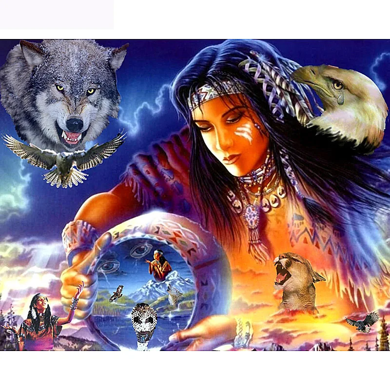 diamond painting indians and wolf, 5d diamond painting rhinestones full diamond embroidery wolf h1417
diamond painting indians and wolf, 5d diamond painting rhinestones full diamond embroidery wolf h1417