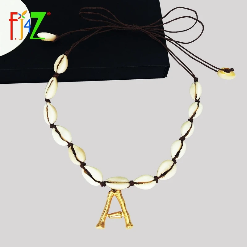 F.J4Z Hot Women Letter Necklace Alloy Small 26 Initial Necklace & Pendant Lady Seashell Choker Necklaces collar inicial letra
F.J4Z Hot Women Letter Necklace Alloy Small 26 Initial Necklace & Pendant Lady Seashell Choker Necklaces collar inicial letra