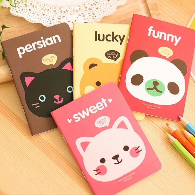 1pc/lot Kawaii Cartoon Animal Design Notebook for school kids diary book stationery supplies(tt-4677)
1pc/lot Kawaii Cartoon Animal Design Notebook for school kids diary book stationery supplies(tt-4677)
