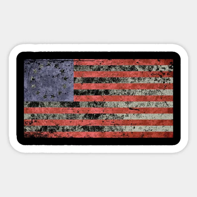 1Pcs Betsy Ross Flag Decal Waterproof For Laptop Car Skateboard Luggage Guitar Furnitur Sticker | Игрушки и хобби