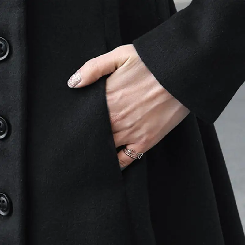 2019 Autumn Winter Women Casual Solid Wool Blends Trench Coats Female Vintage Long Woolen Coat Ladies Warm A-Line Overcoats V554 
2019 Autumn Winter Women Casual Solid Wool Blends Trench Coats Female Vintage Long Woolen Coat Ladies Warm A-Line Overcoats V554