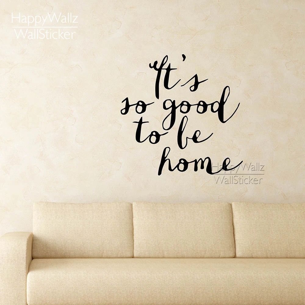 It's So Good To Be Home Quote Wall Sticker Family Quote Wall Decal DIY Removable Easy Decors Vinyl Wall Art 581Q
It's So Good To Be Home Quote Wall Sticker Family Quote Wall Decal DIY Removable Easy Decors Vinyl Wall Art 581Q