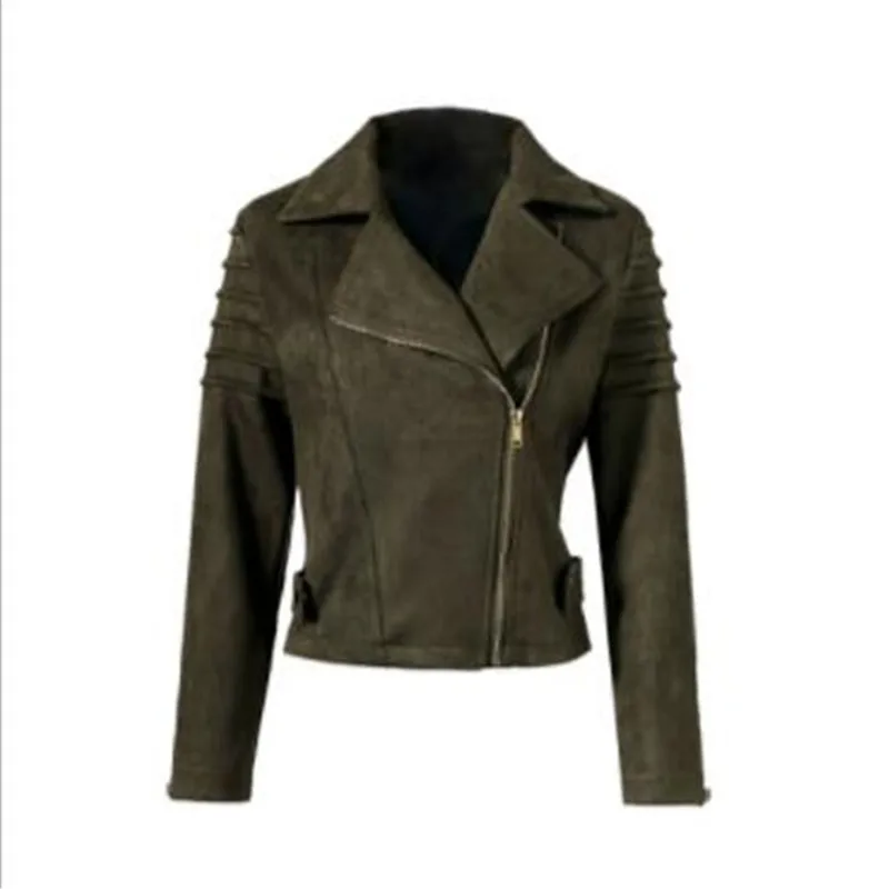 New 2018 Autumn Winter Women's Suede Jacket Women's Jacket Autumn Fashion Casual Jacket PU Leather Motorcycle Jacket
New 2018 Autumn Winter Women's Suede Jacket Women's Jacket Autumn Fashion Casual Jacket PU Leather Motorcycle Jacket