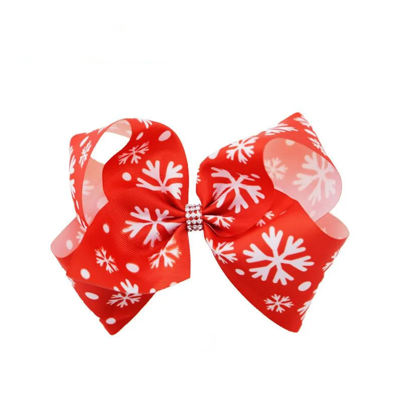 60pcs Free shipping 8 inch Red Christmas Hair Bow Snow Flake Hair Bow Holiday Hair Clip JOJOsiwa Hairbow
60pcs Free shipping 8 inch Red Christmas Hair Bow Snow Flake Hair Bow Holiday Hair Clip JOJOsiwa Hairbow