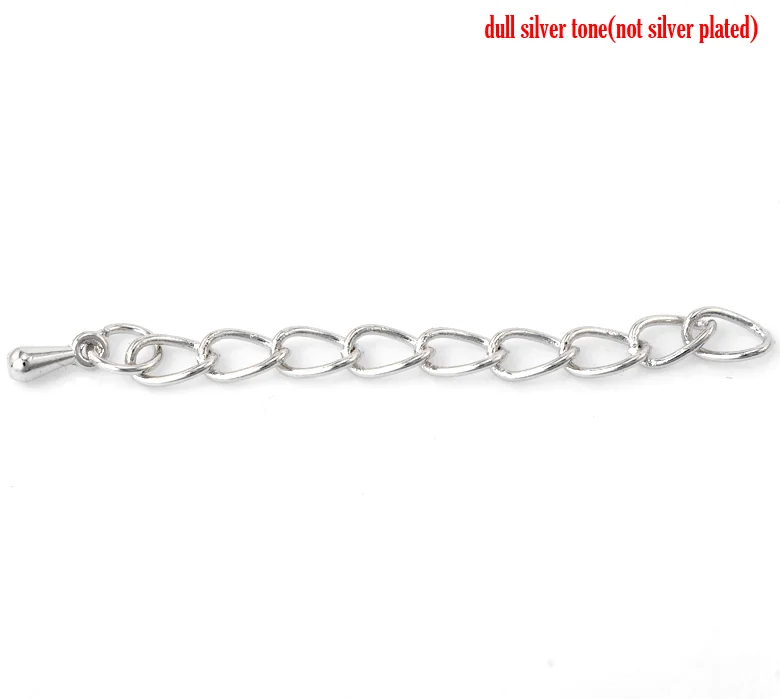 Doreen Box Lovely 50PCs Silver Color Extended Extension Jewelry Chains /Tail Extender 50x6.5mm(2"x2/8") (B21290)
Doreen Box Lovely 50PCs Silver Color Extended Extension Jewelry Chains /Tail Extender 50x6.5mm(2"x2/8") (B21290)
