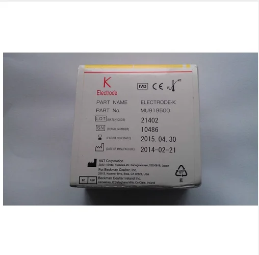 Для Beckman-OOLYMPUS электрод-K (PN:MU919500), химический анализатор AU400,AU480,AU600,AU640,AU680 Новый
Для Beckman-OOLYMPUS электрод-K (PN:MU919500), химический анализатор AU400,AU480,AU600,AU640,AU680 Новый