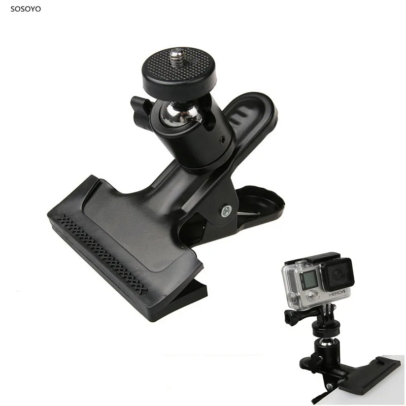 Универсальный зажим с поворотом на 360 градусов для Gopro hero 7 6 5 4 3 2 1 SJCAM Xiaomi Yi Sports action camera, аксессуары
Универсальный зажим с поворотом на 360 градусов для Gopro hero 7 6 5 4 3 2 1 SJCAM Xiaomi Yi Sports action camera, аксессуары