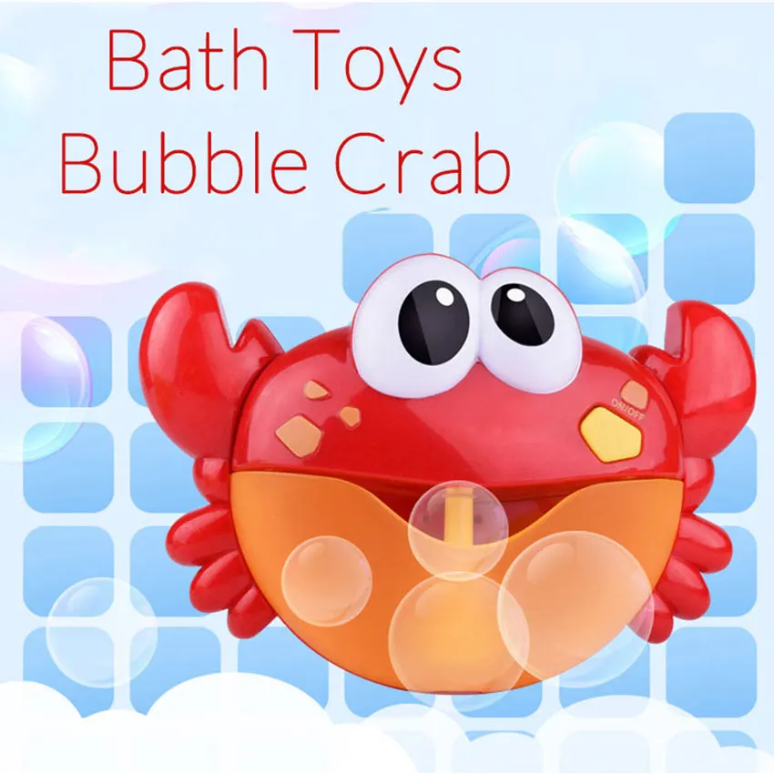 New Funny Bubble Crabs Bath Toy with Sucker Maker Music Bathroom Shower Pool Bathtub Soap Swimming Machine Gift for Children
New Funny Bubble Crabs Bath Toy with Sucker Maker Music Bathroom Shower Pool Bathtub Soap Swimming Machine Gift for Children