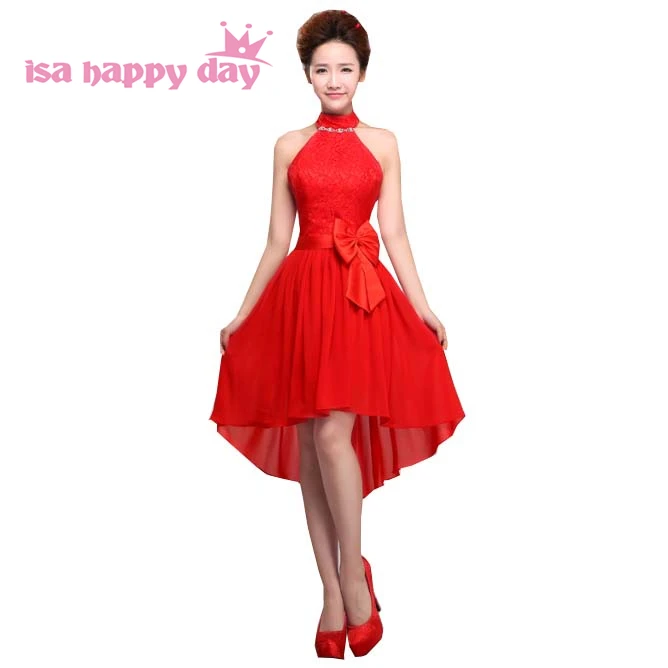 shoulder off knee length maxi bride dresses plus size robe de soiree 2020 red halter neck corset high low party dress H1360
shoulder off knee length maxi bride dresses plus size robe de soiree 2020 red halter neck corset high low party dress H1360