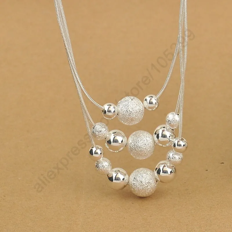 Promotions Free ship Beautiful fashion Elegant 925 Sterling Silver Charming Beads Pendant Necklace Jewelry For Woman
Promotions Free ship Beautiful fashion Elegant 925 Sterling Silver Charming Beads Pendant Necklace Jewelry For Woman