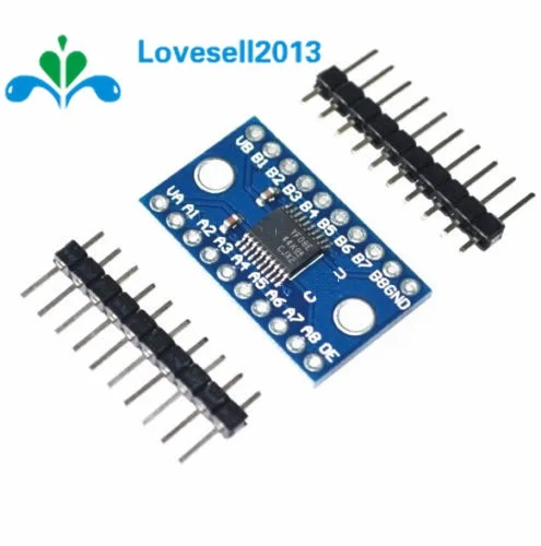 8 Channel Logic Level Bi-directional Converter Module TXS0108E TXB0108 for Arduino
8 Channel Logic Level Bi-directional Converter Module TXS0108E TXB0108 for Arduino