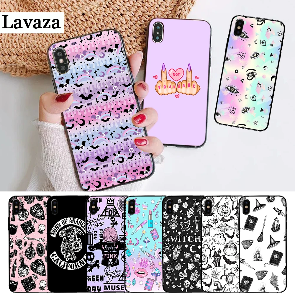 Чехол Girly Pastel Witch Goth специальное предложение роскошный силиконовый чехол для iPhone 5