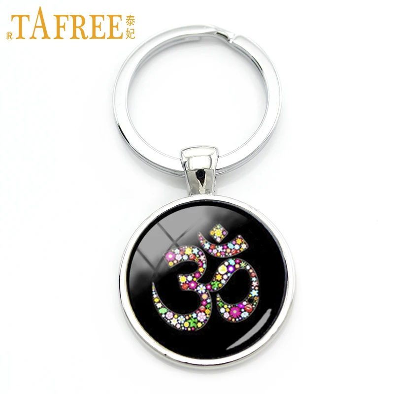 TAFREE Om Ohm Aum Namaste Yoga Symbol key chain charming colorful om logo keychain pretty Indian style women jewelry gift KC481
TAFREE Om Ohm Aum Namaste Yoga Symbol key chain charming colorful om logo keychain pretty Indian style women jewelry gift KC481