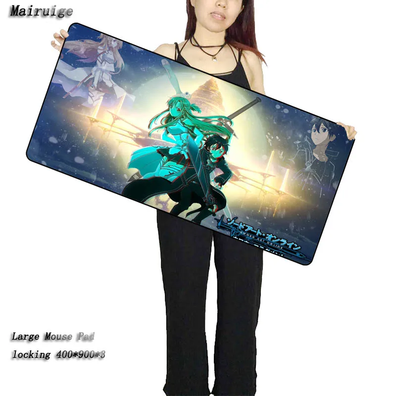 Mairuige Free Shipping Sword Art Online Rubber 900*400*2 mm Gaming Mouse Pad Mat Laptop Keyboard Mat XL For CSGO Mouse Pads
Mairuige Free Shipping Sword Art Online Rubber 900*400*2 mm Gaming Mouse Pad Mat Laptop Keyboard Mat XL For CSGO Mouse Pads