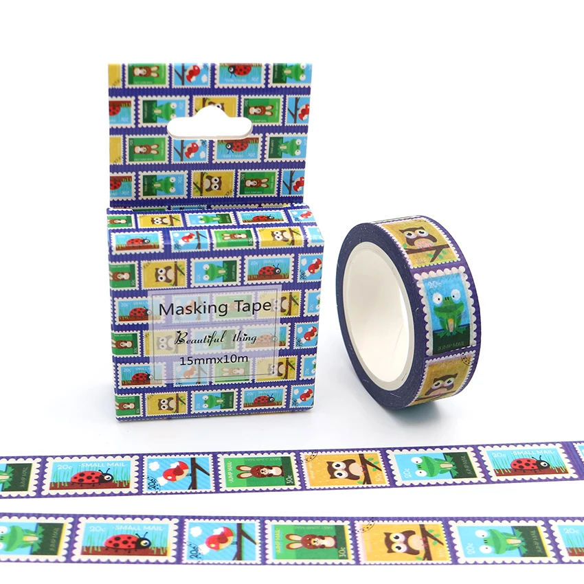 15mm*10m Box Package Cartoon Stamp Washi Tape Excellent Quality Colorful Paper Masking Tape DIY Decorative Tapes
15mm*10m Box Package Cartoon Stamp Washi Tape Excellent Quality Colorful Paper Masking Tape DIY Decorative Tapes