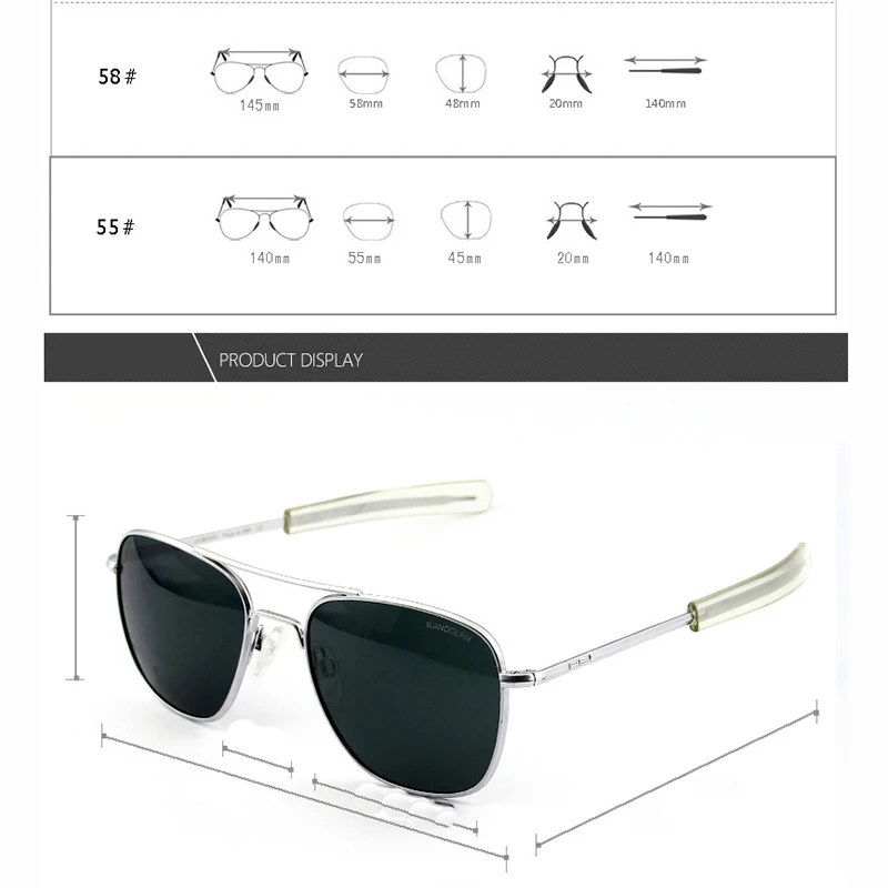 Солнцезащитные очки Pilot USA.RE для мужчин высококачественные брендовые