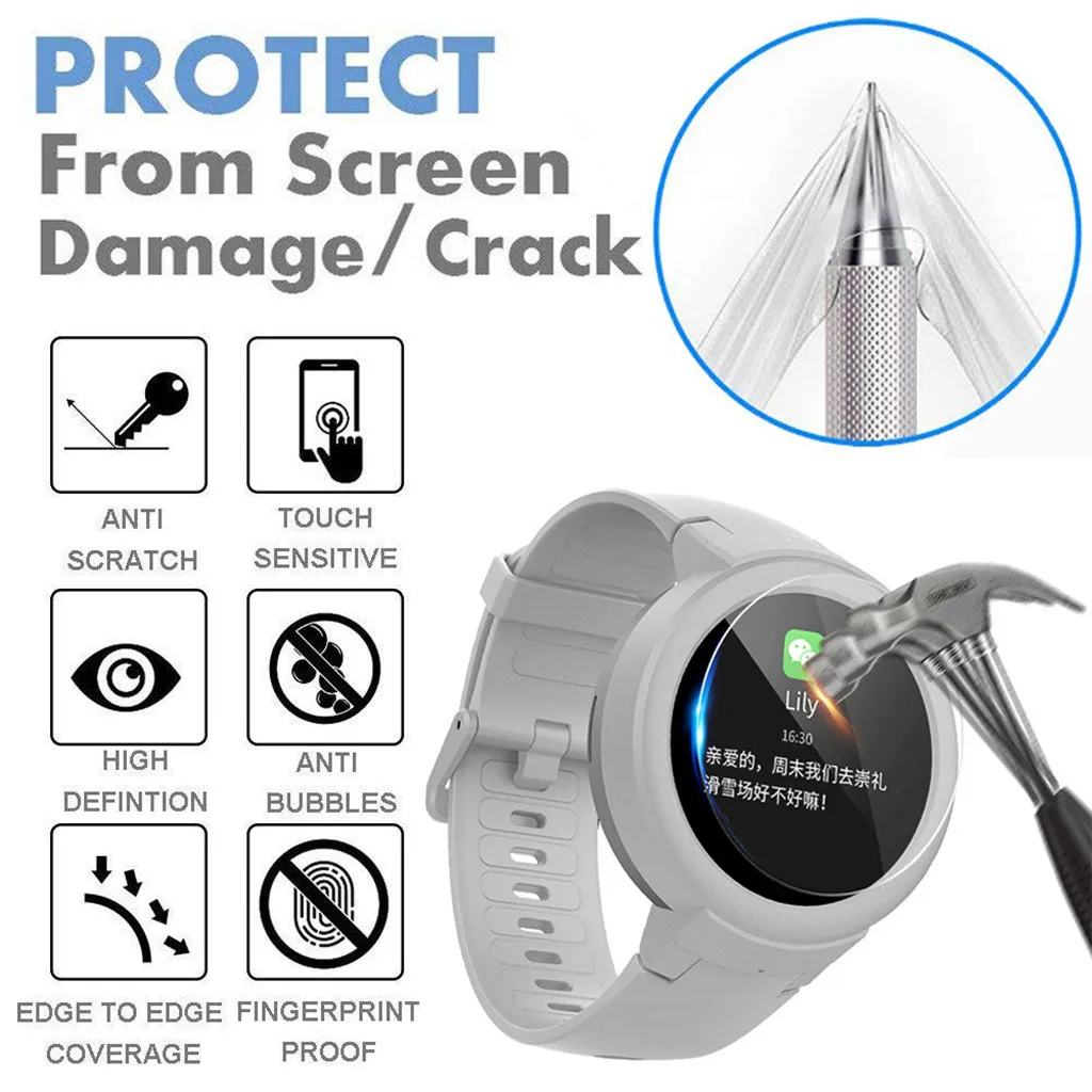 HIPERDEAL 3PCS Explosion-proof TPU Screen Protector For Xiaomi Huami Amazfit Verge Youth Watch A1808 Jn4
HIPERDEAL 3PCS Explosion-proof TPU Screen Protector For Xiaomi Huami Amazfit Verge Youth Watch A1808 Jn4