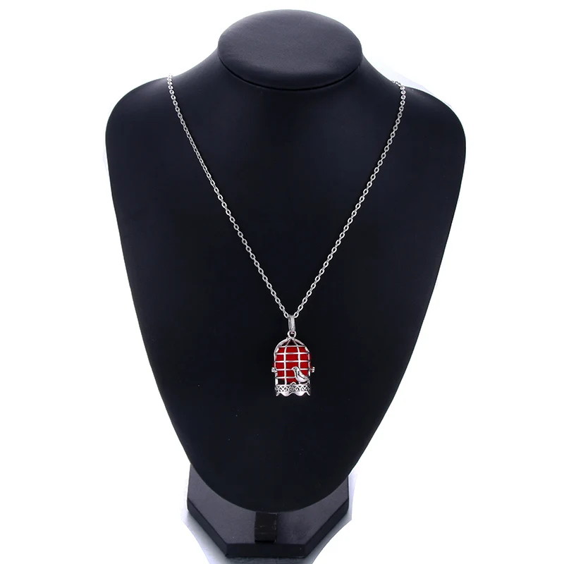 Birdcage Aromatherapy Diffuser Necklace Jewelry Perfume Locket Pendant Essential Oil Scent Locket Necklace With Pads
Birdcage Aromatherapy Diffuser Necklace Jewelry Perfume Locket Pendant Essential Oil Scent Locket Necklace With Pads