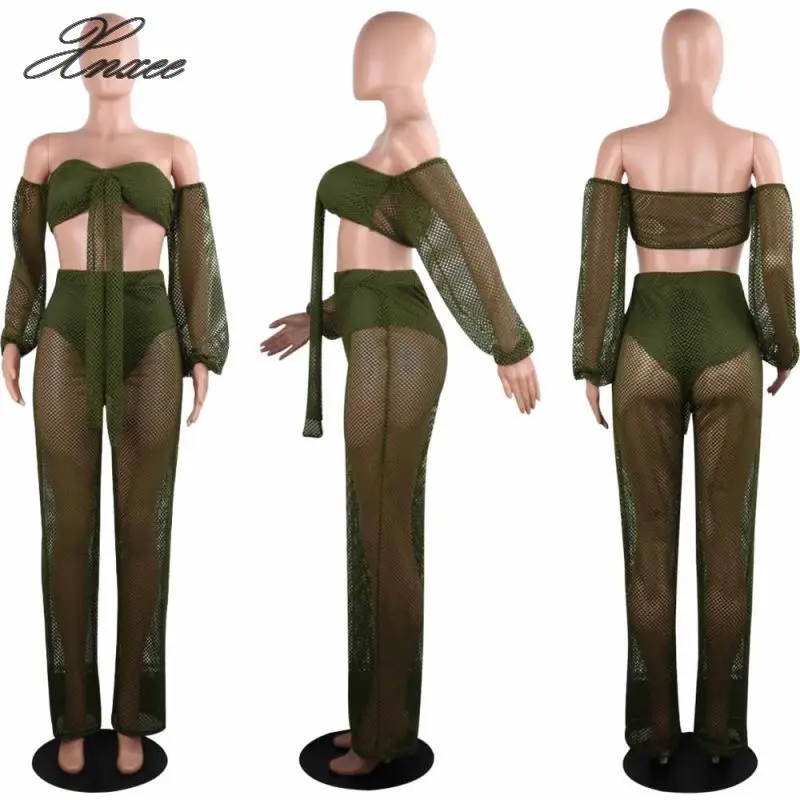 Xnxee summer hollow wrapped chest lantern sleeves wide leg pants two sets of beachwear
Xnxee summer hollow wrapped chest lantern sleeves wide leg pants two sets of beachwear