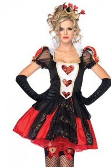 Xxxxxxl ZT84670 Новый женский нарядный костюм Алиса в стране чудес Queen of Heart |
